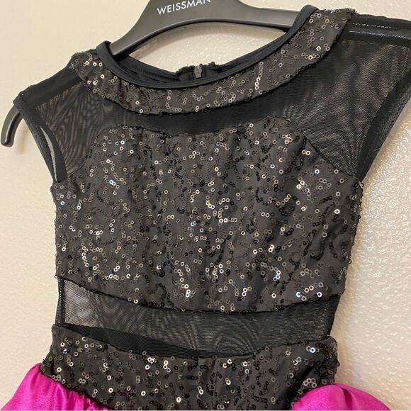 Weissman Dance costume hot pink tutu ballet jazz dress leotard ANNA SUN 10138 SC - Picture 6 of 11